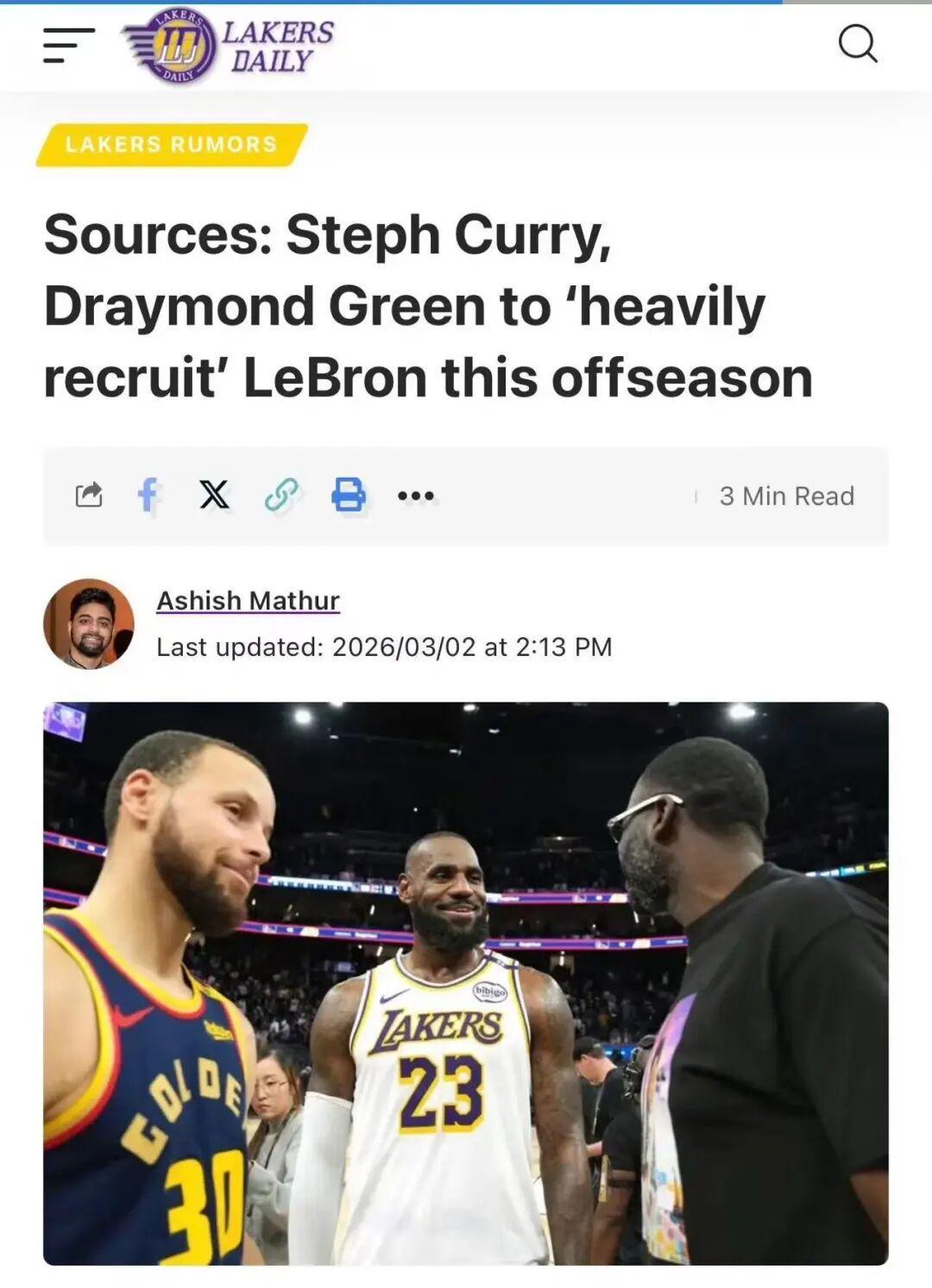 开云体育下载-考虑赛季报销！库里将专注招募詹姆斯！？